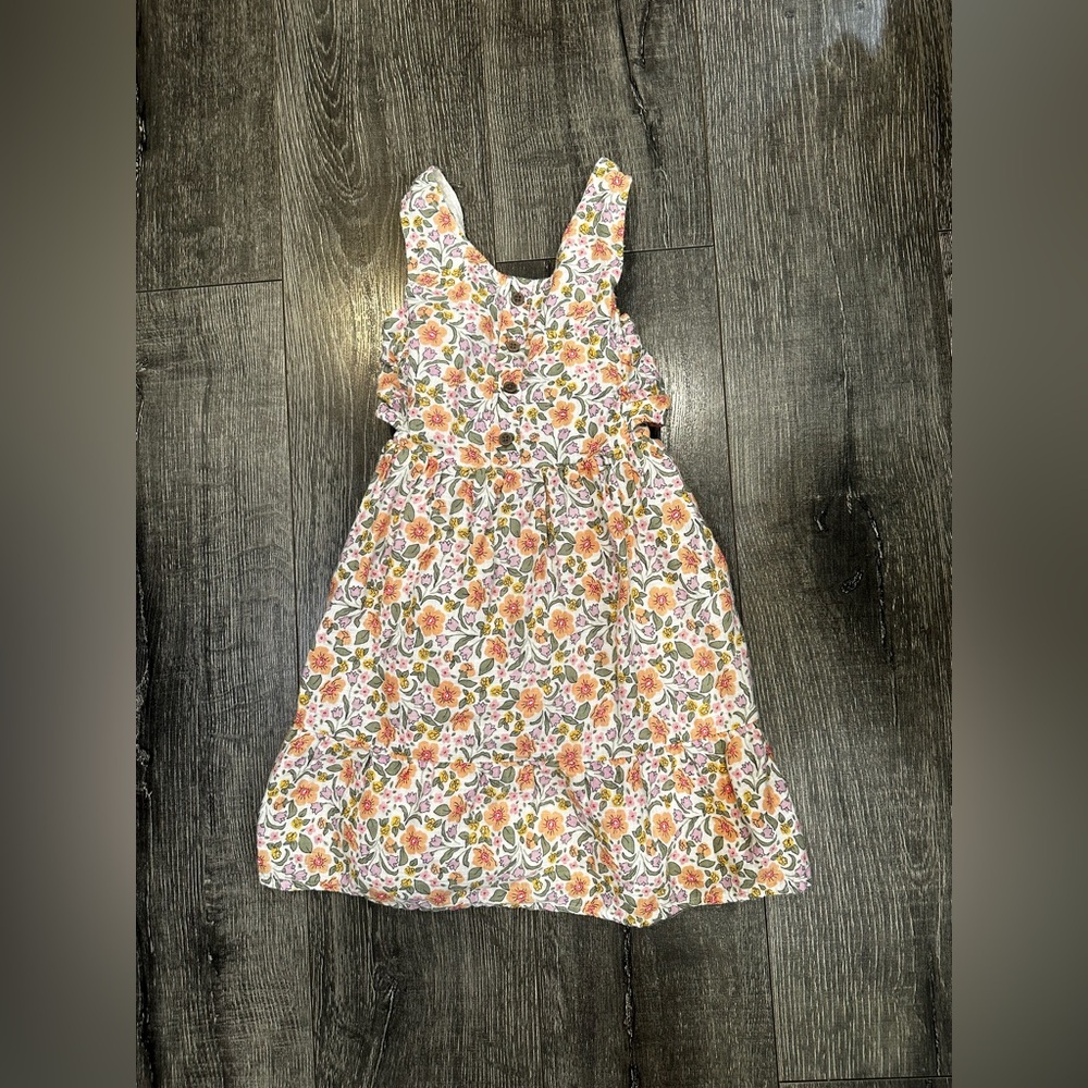 Cat & Jack Girls Floral Dress B2